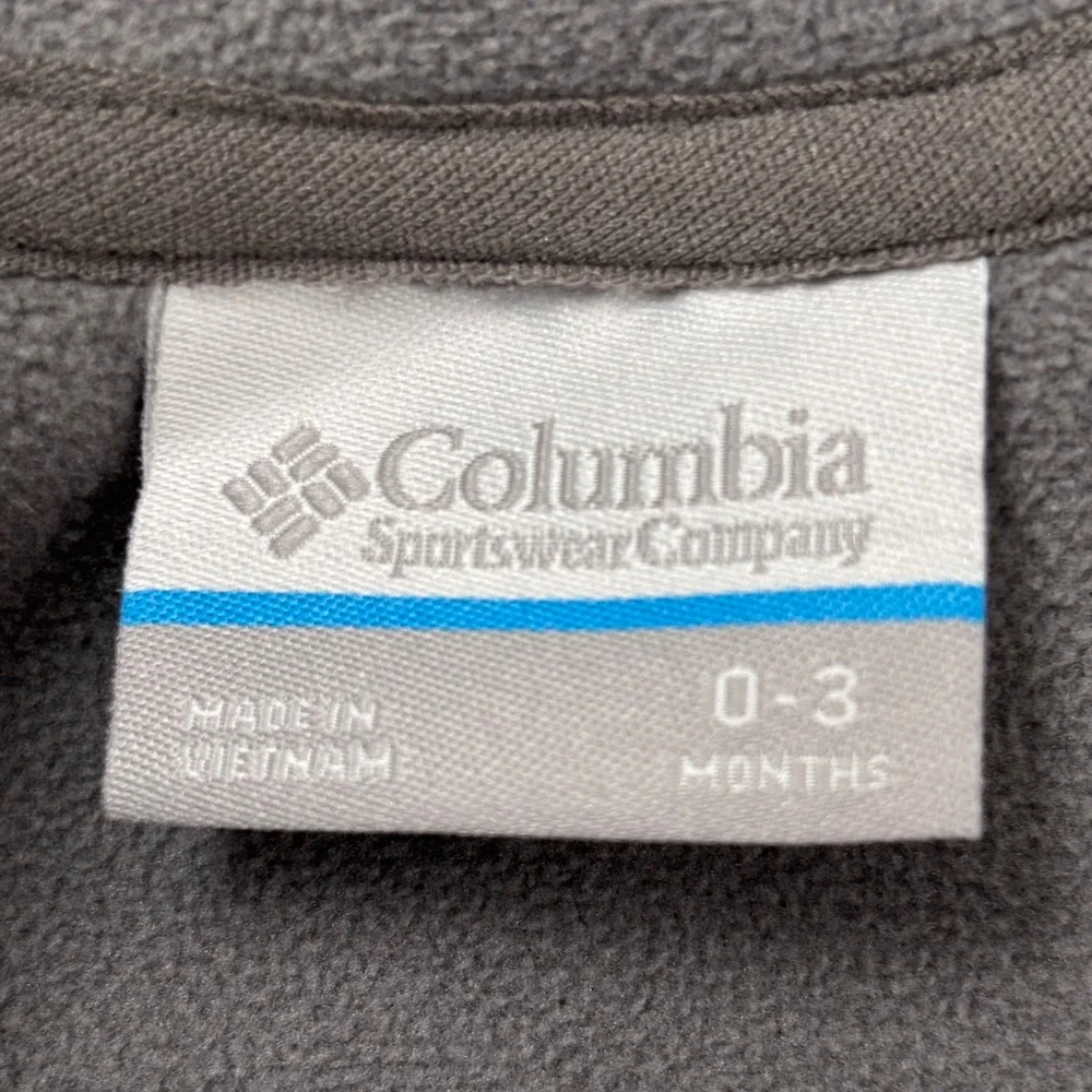 Columbia Infant‎ Foxy Baby Sherpa One Piece Bunting Size 0-3 Months